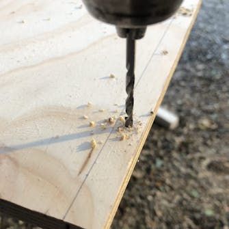 Byg et pindsvinehus: Bor for. Byg et pindsvinehus: Bor for.